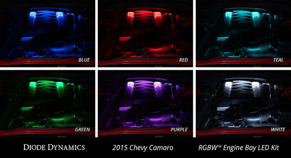 RGBW Multicolor Engine Bay LED Kit