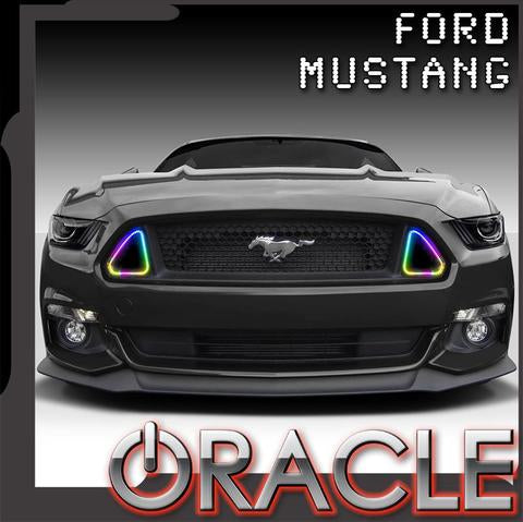 2015-2017 FORD MUSTANG ORACLE DYNAMIC COLORSHIFT RGB+A LED GRILL VENT ACCENT LIGHTS
