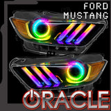 2015-2017 FORD MUSTANG V6/GT/SHELBY ORACLE DYNAMIC COLORSHIFT DRL + HALO KIT