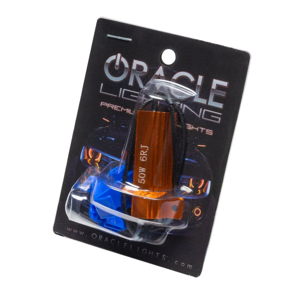ORACLE LIGHTING LED LOAD EQUALIZER 50W/ 6OHM RESISTOR FOR TURN SIGNAL RAPID FLASH