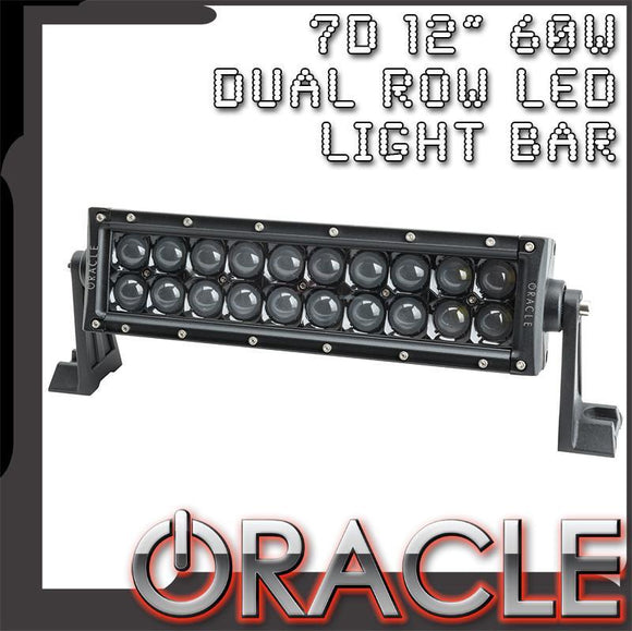ORACLE BLACK SERIES - 7D 12” 60W DUAL ROW LED LIGHT BAR