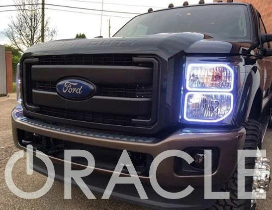 2011-2016 FORD F250/350 ORACLE HALO KIT (SQUARE RING DESIGN)