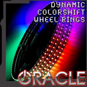 ORACLE LIGHTING LED ILLUMINATED WHEEL RINGS - DYNAMIC COLORSHIFT